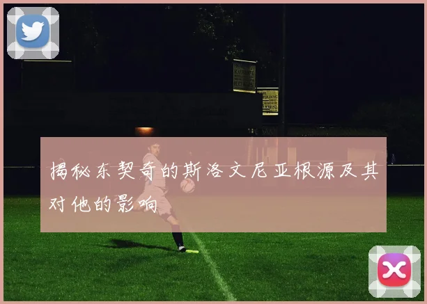 揭秘东契奇的斯洛文尼亚根源及其对他的影响